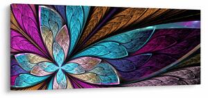 Slika - Abstrakcija, cvet (120x50 cm)