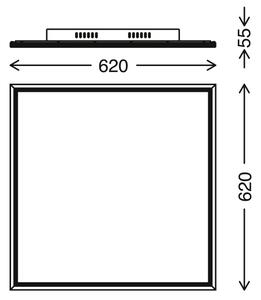 Telefunken 3010-06TF - LED Prigušivi panel LED/36W/230V + DU