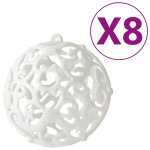VidaXL Set od 100 božićnih kuglica bijeli