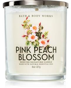 Bath & Body Works Pink Peach Blossom mirisna svijeća 227 g