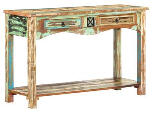 VidaXL Konzolni stol od masivnog obnovljenog drva 120 x 40 x 75 cm