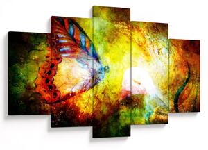 Slika - Vesoljski metulj (150x105 cm)