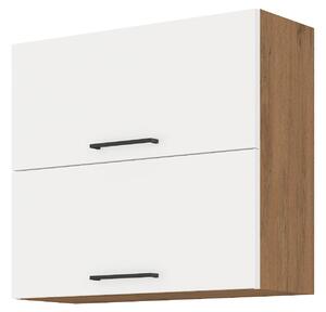 Zondo.hr Gornji kuhinjski ormarić- Virion 80 WH 2G F (hrast lancelot + bijela ). 1032535