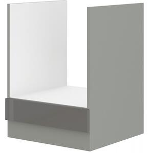 Zondo.hr Donji kuhinjski ormarić za pećnicu Gonir 60 D GAZ BB (siva + siva ). Akcija -8%. 1032708