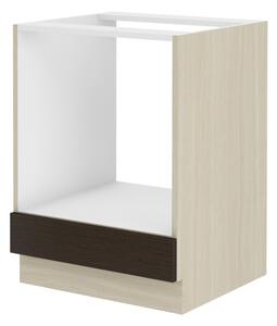 Zondo.hr Donji kuhinjski ormarić- Chasma 60 DG BB (hrast ferara + tamno drvo). 1032895