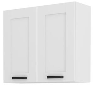 Zondo.hr Gornji kuhinjski ormarić Lucid 80 G 72 2F (bijela + bijela). Akcija -6%. 1041035