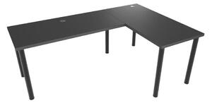 Zondo.hr Kutni Gaming PC stol Gamer N (crna) (D). Akcija -19%. 1054972