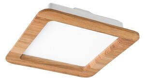 LED Ugradbena svjetiljka WOODY SPOT LED/17W/230V 3000K hrast 18,5x18,5 cm