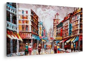 Slika - Hong Kong, oljna slika (90x60 cm)
