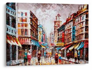 Slika - Hong Kong, oljna slika (70x50 cm)