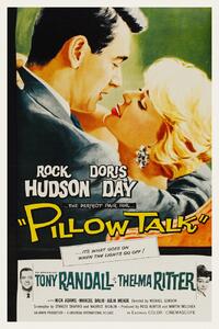 Reprodukcija umjetnosti Pillow Talk / Rock Hudson & Doris Day (Retro Movie), (26.7 x 40 cm)