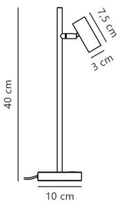 Nordlux - LED Prigušiva stolna lampa OMARI LED/3,2W/230V bijela