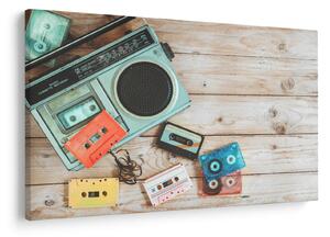Slika - Retro radio (90x60 cm)