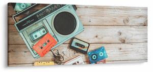 Slika - Retro radio (120x50 cm)