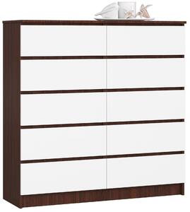 Zondo.hr Komoda Kapil III (wenge + bijela). Akcija -18%. 1069149