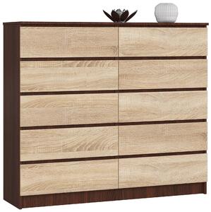 Zondo.hr Komoda Keanu V (wenge + hrast sonoma). 1069389