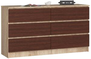Zondo.hr Komoda Keanu (hrast sonoma + wenge). Akcija -18%. 1069396