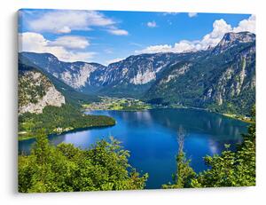 Slika - Hallstattsko jezero, Hallstatt, Avstrija (70x50 cm)