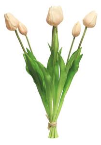 Umjetni tulipani u buketu 47 cm - real touch - 31 - 50 cm