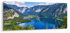 Slika - Hallstattsko jezero, Hallstatt, Avstrija (120x50 cm)
