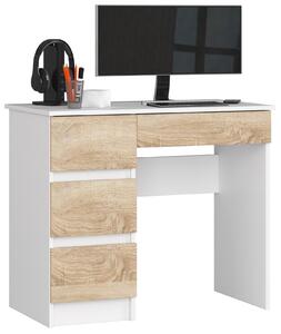 Zondo.hr PC stolić Alineadas (bijela + hrast sonoma). Akcija -8%. 1117067