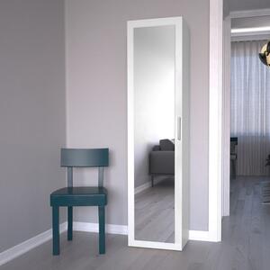 Drohmo Duo ormarić s ogledalom, 50x180x35 cm, bijeli