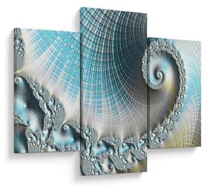 Teksturirana spiralna slika (90x60 cm)