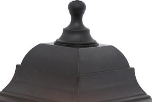 Klasična crna vanjska zidna svjetiljka s detektorom pokreta - Capital