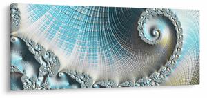 Teksturirana spiralna slika (120x50 cm)