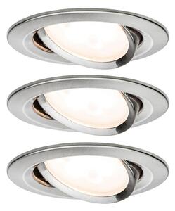 Paulmann 93649-SET 3x LED GU10/5W IP23 Ugradbena svjetiljka za kupaonicu NOVA 230V