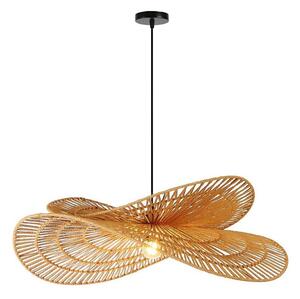 Immax 08266L - Luster na sajli MARIPOSA 1xE27/40W/230V pr. 80 cm juta