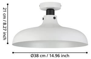 Eglo 43842 - Stropna svjetiljka MATLOCK 1xE27/40W/230V