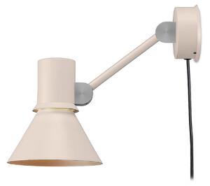 Anglepoise Zidna svjetiljka Type 80 W2, bež, Ø 15 cm, s utikačem, prigušiva, Bež, Dnevni boravak/blagovaonica, Aluminij