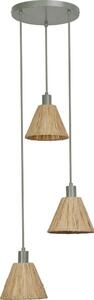 Ledvance - Luster na sajli DECOR RAFFIA 3xE27/15W/230V rafija