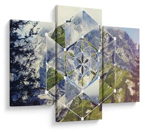 Slika - Geometrijski lik (90x60 cm)