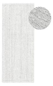 Svijetlo siva obostrana/ručno rađena jutena staza 80x200 cm Bouclé Jaipur – Hanse Home