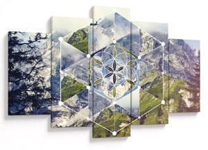 Slika - Geometrijski lik (150x105 cm)
