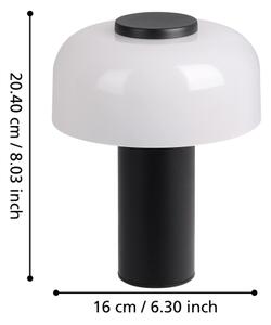 Eglo 900984 - LED Prigušiva vanjska lampa PONENTE 2,25W/5V IP44 crna/bijela