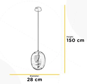 ONLI - LED Luster na sajli LILLY LED/12W/230V 4000K crna