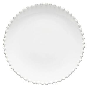 Bijeli kameni tanjur za deserte Costa Nova Pearl ⌀ 22 cm
