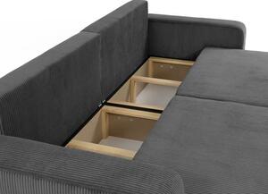 Sofa na razvlačenje Euston Sztruks (tamnoplava) (s prostorom za odlaganje)