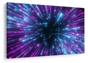 Slika - Neonski prostor (90x60 cm)