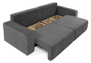 Sofa na razvlačenje Euston Sztruks (tamnoplava) (s prostorom za odlaganje)
