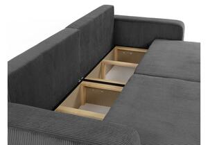 Sofa na razvlačenje Euston Sztruks (tamnoplava) (s prostorom za odlaganje)