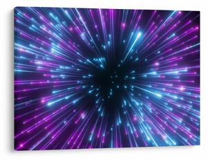 Slika - Neonski prostor (70x50 cm)