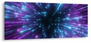 Slika - Neonski prostor (120x50 cm)