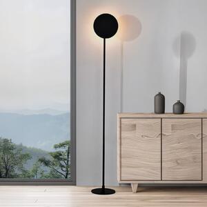 Viokef LED podna lampa Isabel, crna, visina 168 cm, metal, Crno, Dnevni boravak/blagovaonica, Aluminij