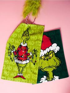 Sinsay - Set dječjih pamučnih ručnika za ruke s božićnim motivom 2 pack Grinch