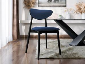 Blagovaonska stolica KD 65 C (crna + plava)