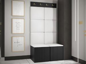 Zondo.hr Predsoblje Tewarota Slim IV (crna + bijela) . 1104841